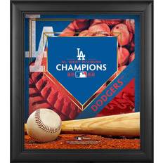 Bundesliga Sports Fan Products "Los Angeles Dodgers Framed 15" x 17" 2022 National League West Division Champions Collage"