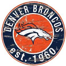 Fan Creations Denver Broncos Heritage Circle Sign