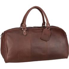 The Chesterfield Brand Wax Pull Up Weekender Travel Bag - Brown