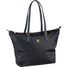 Tommy Hilfiger Tragetaschen Tommy Hilfiger Handtasche Poppy Th Tote AW0AW15639 Dunkelblau