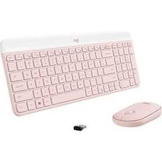 Tangentbord trådlöst med mus Logitech MK470 Slim Combo Trådlöst Tangentbord Mus Set