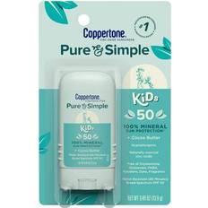 Coppertone Pure & Simple Kids Sunscreen Stick SPF 50 Cocoa Butter