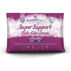 Down Pillows Slumberdown Super Support Feels Like Firm Support Pack Down Pillow