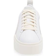 Puma Mayze Thrifted Leather Sneaker white