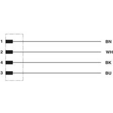 Phoenix Contact 1415585 Sensor- aktuator-stik, 1.50 m Pol-tal RJ 4 1 stk
