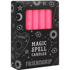 Pink Candles & Accessories Horror-Shop Pinke Freundschaft Zauberkerzen 12 St. Candle