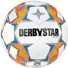 Fußball Derbystar Stratos Light 350g Leicht-Fußball weiß/blau/orange