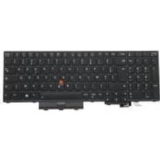 Thinkpad t15p Lenovo Chicony Notebooks Udskiftningstastatur Med Trackpoint UltraNav For ThinkPad P15v Gen 1 20TQ 20TR T15p G