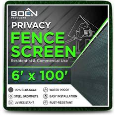 Green Chain-Link Fences Boen 6 100 Green Privacy Fence Screen Netting Mesh Reinforced