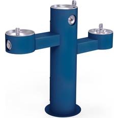 Blue Water Taps Elkay LK4430FRKBLU Tri Level Pedestal Drinking Fountain