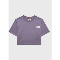 The North Face Ragazza Magliette The North Face Girl's Crop Simple Dome Tee - Viola