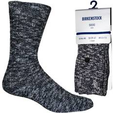 Birkenstock cotton slub boot socks, blue/white