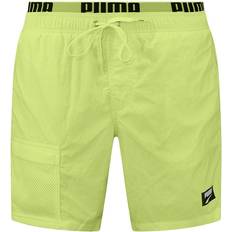 Gule - Herre Badebukser Puma Recycled Utility Mid Swim Shorts