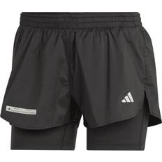 Adidas Shorts Adidas Ultimate Two-In-One Shorts - Black