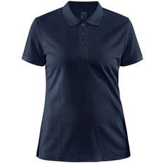 Bleu - Femme T-shirts & Débardeurs Craft Core Unify Polo Shirt - Navy Blue