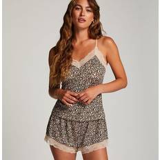 Dame - Polyamid Pyjamasser Hunkemöller Pyjamassæt Beige