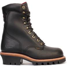 Chippewa Super DNA Waterproof Steel Toe Work Boots Black