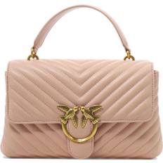 Kulta Olkalaukut Pinko Classic Lady Love Bag Puff Chevron, Rose/rose poudré-or antique, U