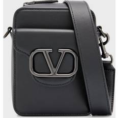 Valentino Garavani Mens Nero Loco Leather Cross-body bag