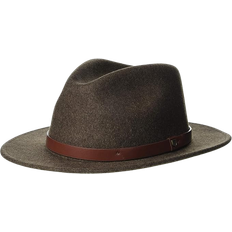 Polyuretan Hattar Brixton Messer Fedora Hat - Heather Brown