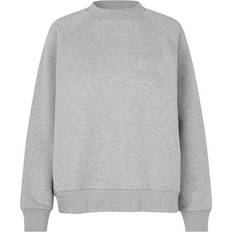 Mads Nørgaard Sweatere Mads Nørgaard Allium Sweatshirt Light Grey Melange