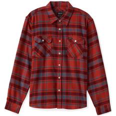 Brixton Bowery Flannel Hemd - Rot