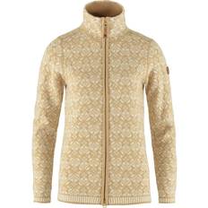 Fjällräven Vesten Fjällräven Snow Cardigan Dames - Beige