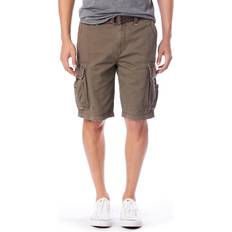 Survivor Men's Belted Cargo Shorts - Saddle
