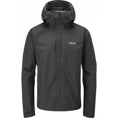 Men's Downpour Eco Waterproof Jacket - Black