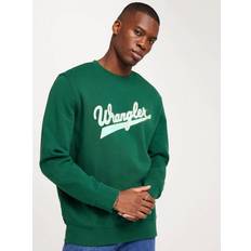 Wrangler Herr Tröjor Wrangler Crew Neck Tröjor Bayberry Green