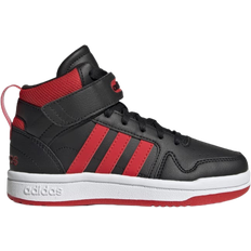 Adidas Kid's Postmove Mid - Core Black/Vivid Red/Cloud White