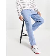 Jack & Jones Intelligence – Eddie – Ljusblå tvättade baggy jeans