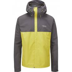 Abbigliamento Rab Men's Downpour Eco Waterproof Jacket - Graphene/Zest