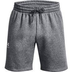 Football - Grey Clothing Under Armour Icon Fleece Men's 7.75" Shorts - Pitch Gray Medium Heather/White