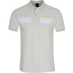 HUGO BOSS Grey Polo Shirts HUGO BOSS Paule Polo Shirt