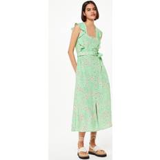 Green - Woman Dresses Whistles Women's Sophie Daisy Meadow Midi Dress Green/Multi