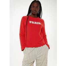 Whistles Women's Paris Logo Sweat Red
