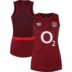 Dam - Röda - Träningsplagg Västar England Rugby Training Racer Back Vest Red Womens