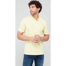 Gula Pikétröjor Levi's Slim Housemark Polo Shirt - Lemonade