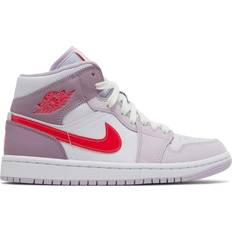 Nike Air Jordan 1 Mid Valentine's Day W - Iris Whisper/Amethyst Wave/Doll/Siren Red