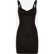 Dolce & Gabbana Vrouw Jurken Dolce & Gabbana Corset-Style Slip Dress Black