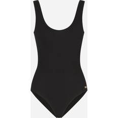 Dolce & Gabbana Damen Badeanzüge Dolce & Gabbana Beachwear Sportbadeanzug SCHWARZ female