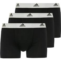 adidas Boxershorts för män 3-pack bekväma bomullstrosor storlek – 3XL svart 2