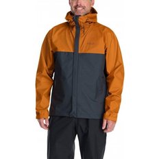 Rab downpour jacket Rab Men's Downpour Eco Waterproof Jacket - Marmalade/Beluga