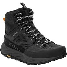 Texapore Jack Wolfskin Men's Terraquest Texapore Mid Walking Shoe - Black