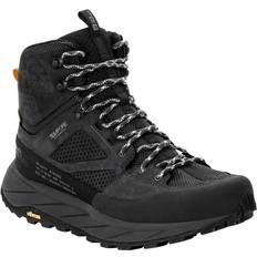 Jack Wolfskin Herr Trekkingskor Jack Wolfskin Trekkingschuhe Terraquest Texapore Mid 4056381 Schwarz