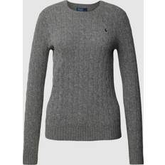 Polo Ralph Lauren Cable-Knit Wool-Cashmere Sweater - Gray