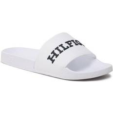 Tommy Hilfiger Men Slides Tommy Hilfiger Herren 3D-Druck Poolrutsche Schiebe-Sandalen, weiß