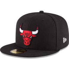 Basketball Caps New Era Black Official Team Color 59FIFTY Fitted Hat Men's