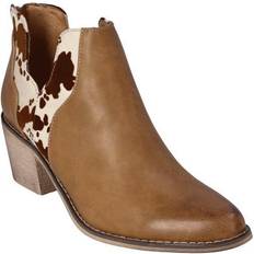 Ankle Boots Pierre Dumas Women's West Bootie Beige Cow